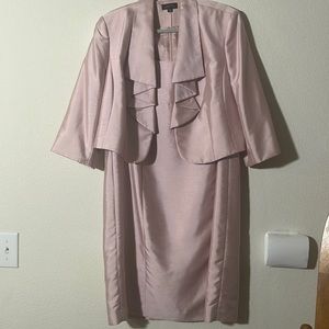 Tahari Pink Dress with jacket size 14W